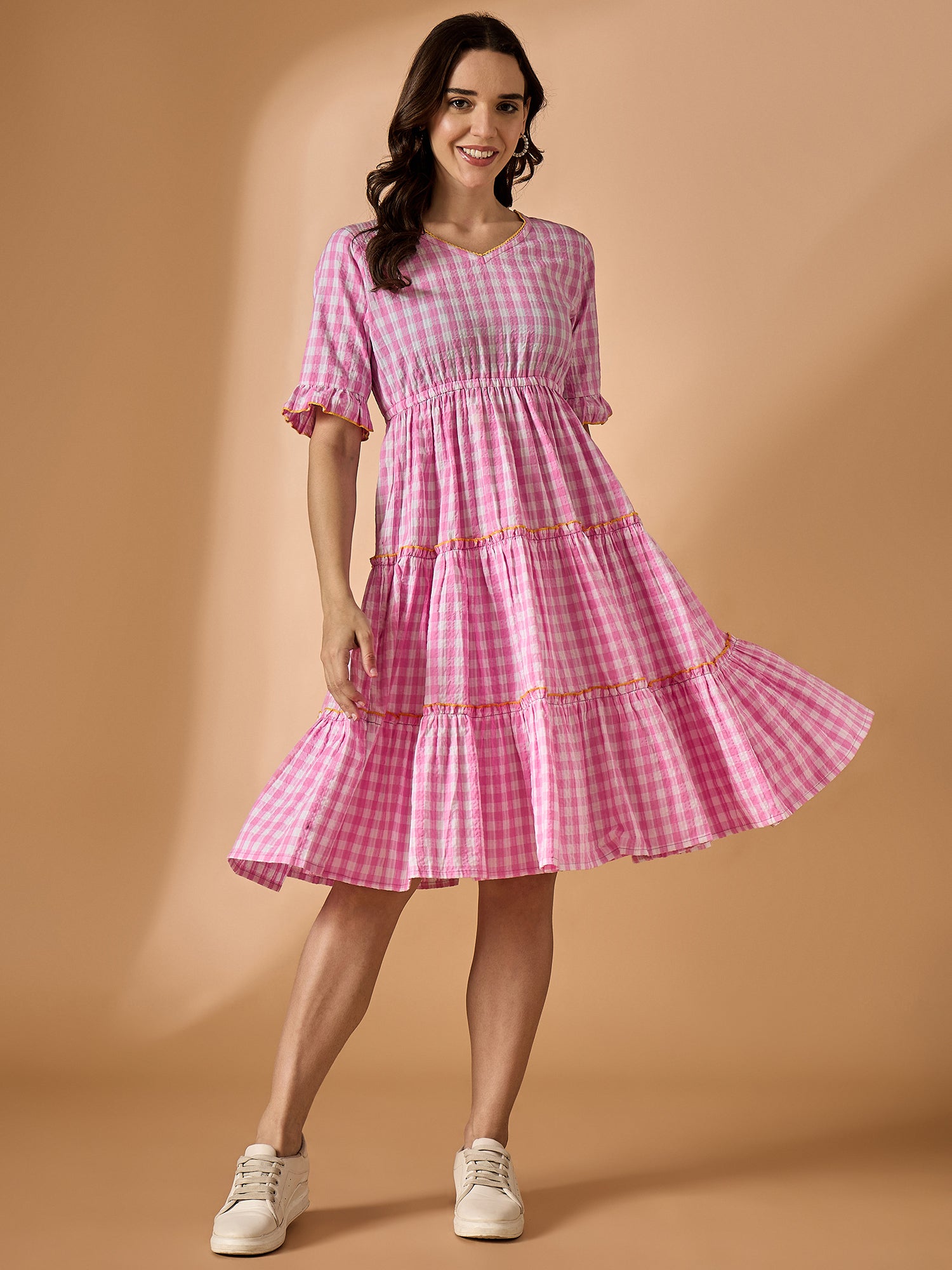 pink flare dress womens Flirty & Flare Pink Dress