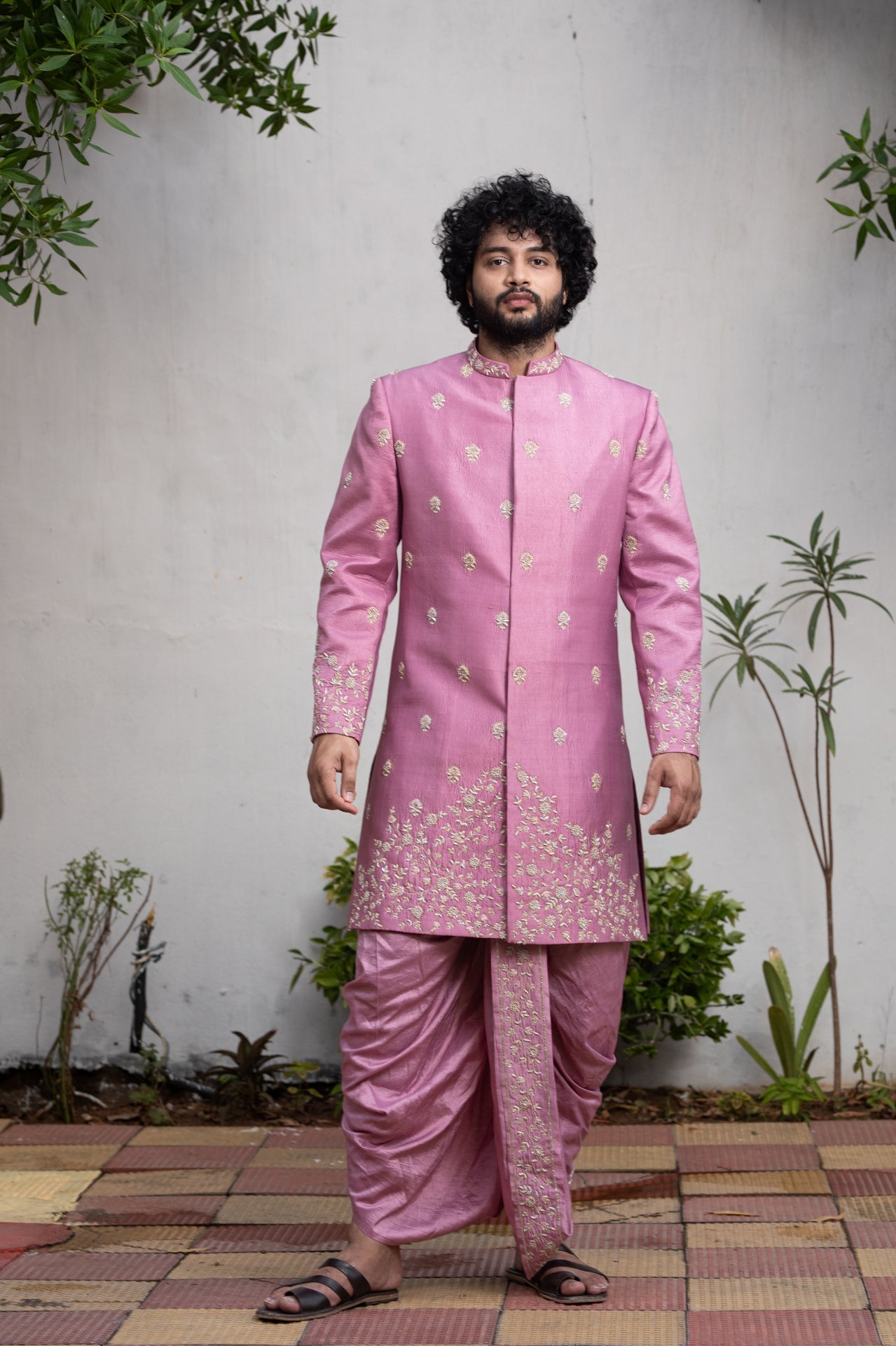 Men's Dusty Purple Sherwani Sets