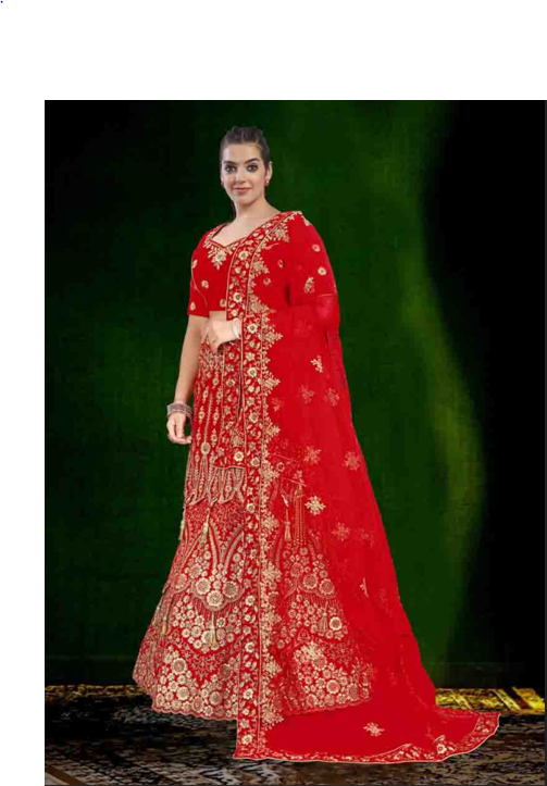 Women's Red Georgette Party Wear Readymade Lehenga Choli With Dupatta (stitched 40 size, Alt 38 to 44 size)
