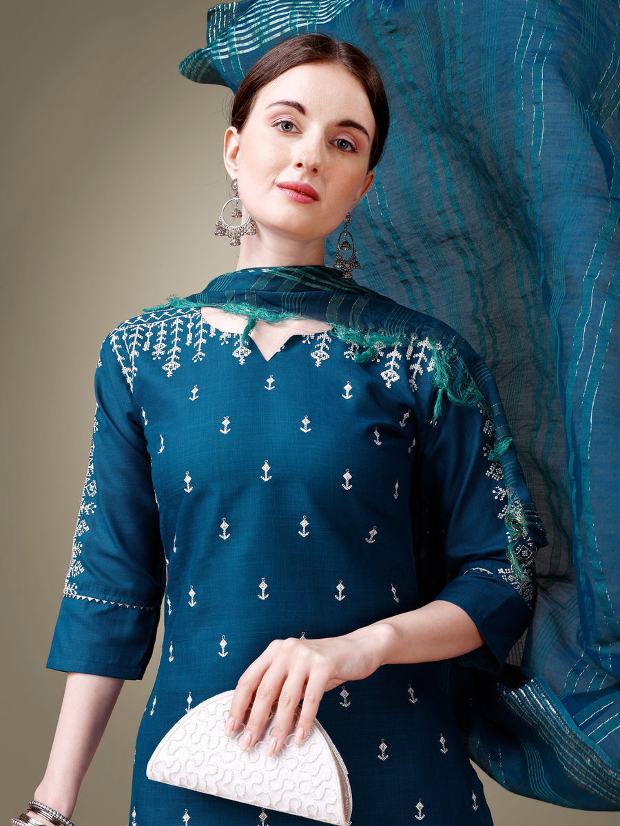 Modern Morpich Cotton Blend Trendy Fashioner Cotton Blend Readymade Suit Collection With Morpich Cotton Blend