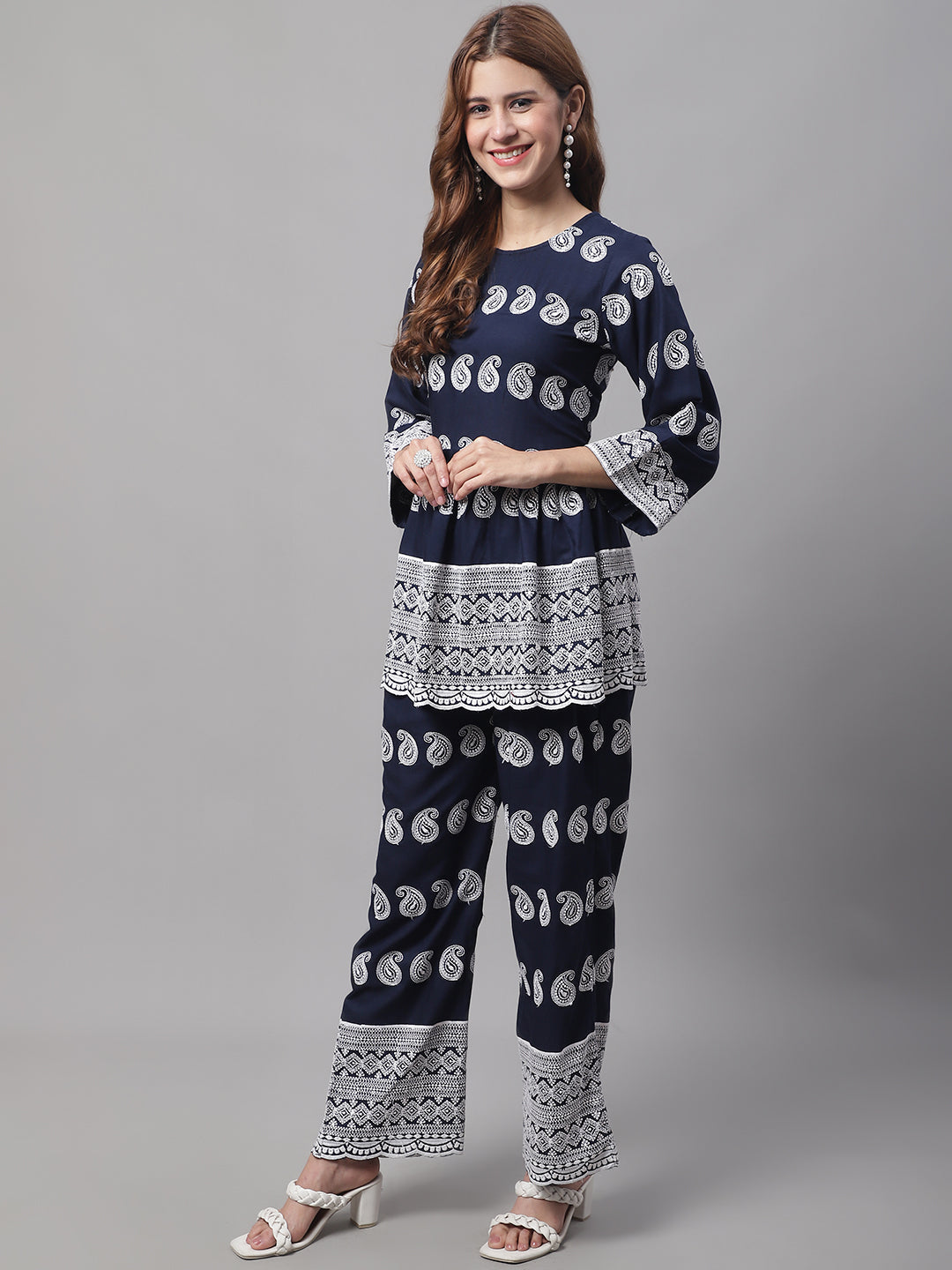 Women's Embroidered and Sequin work Co-ords