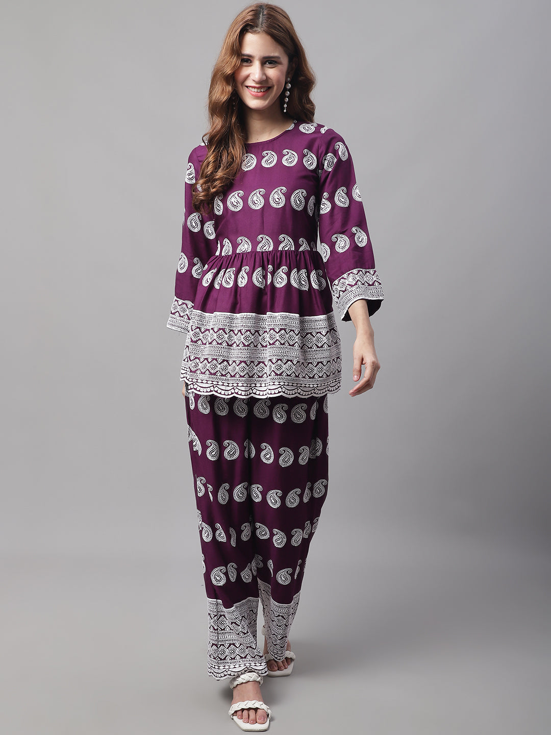 Women's Embroidered and Sequin work Co-ords
