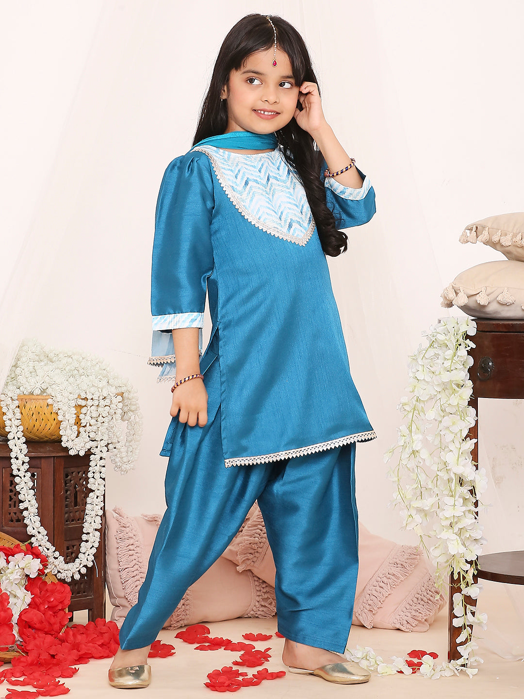Girl's Simran Kurti Salw