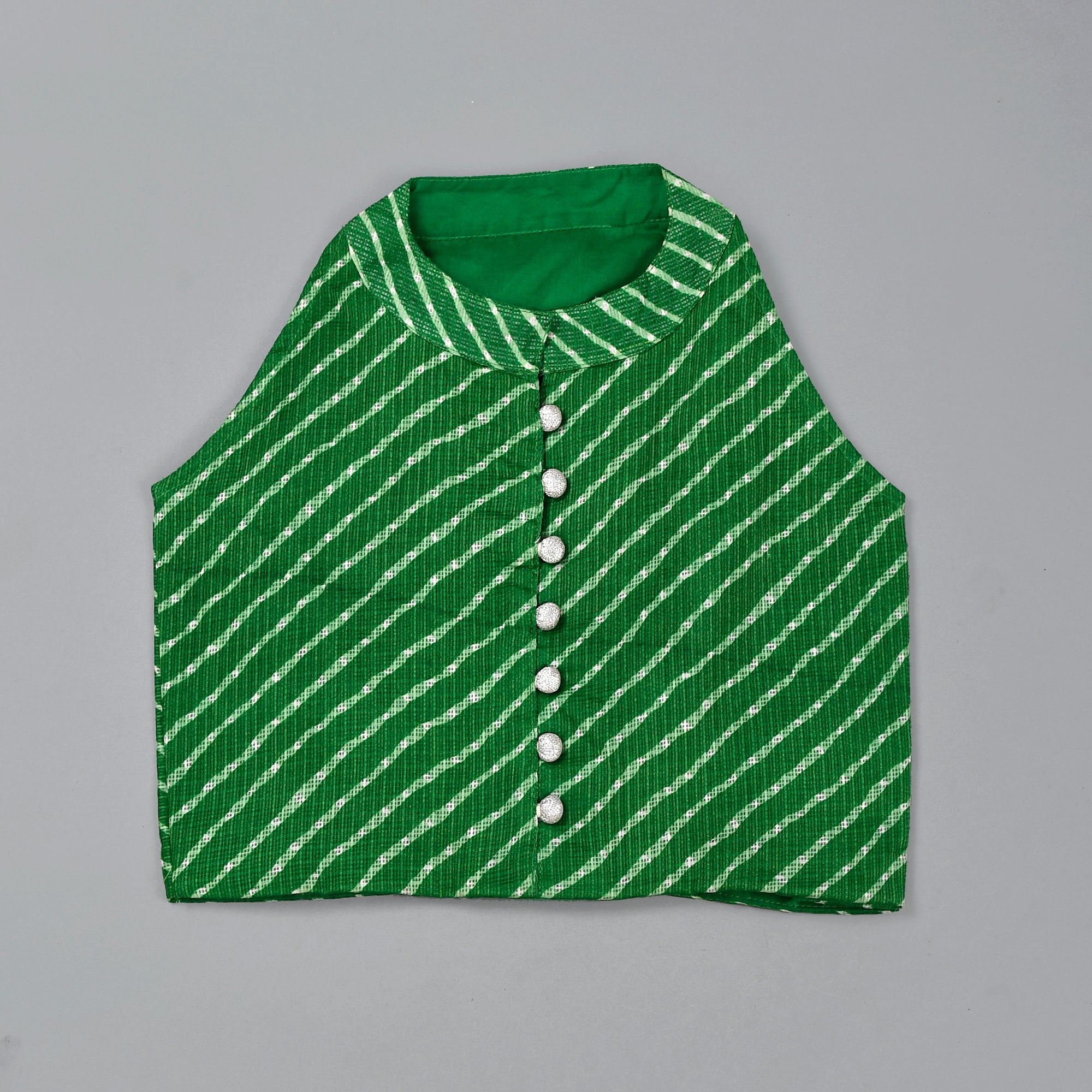 Girl's Green Leheriya Top Palazzo Set