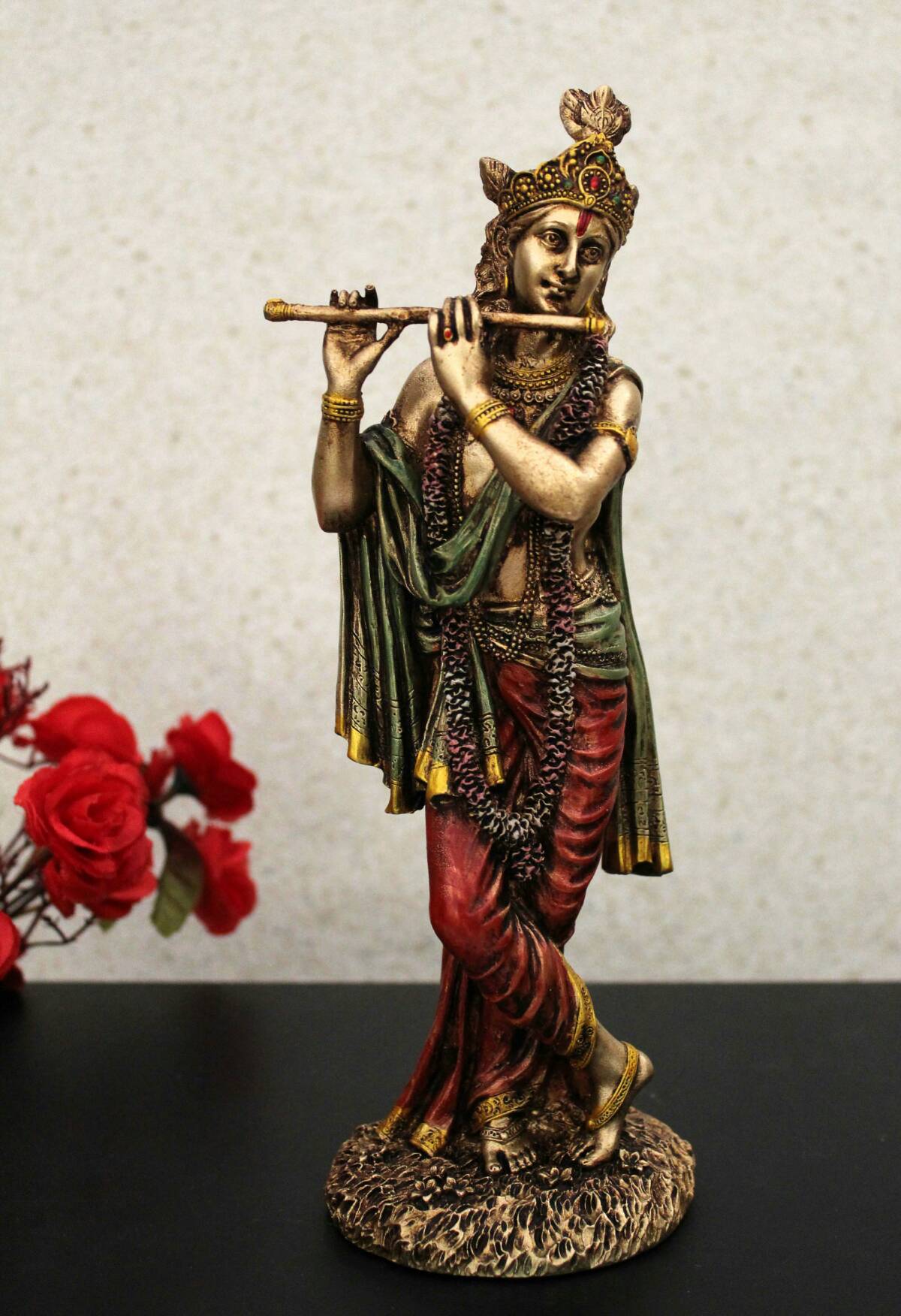 Lord Krishna Standing Statue – 10 Inch