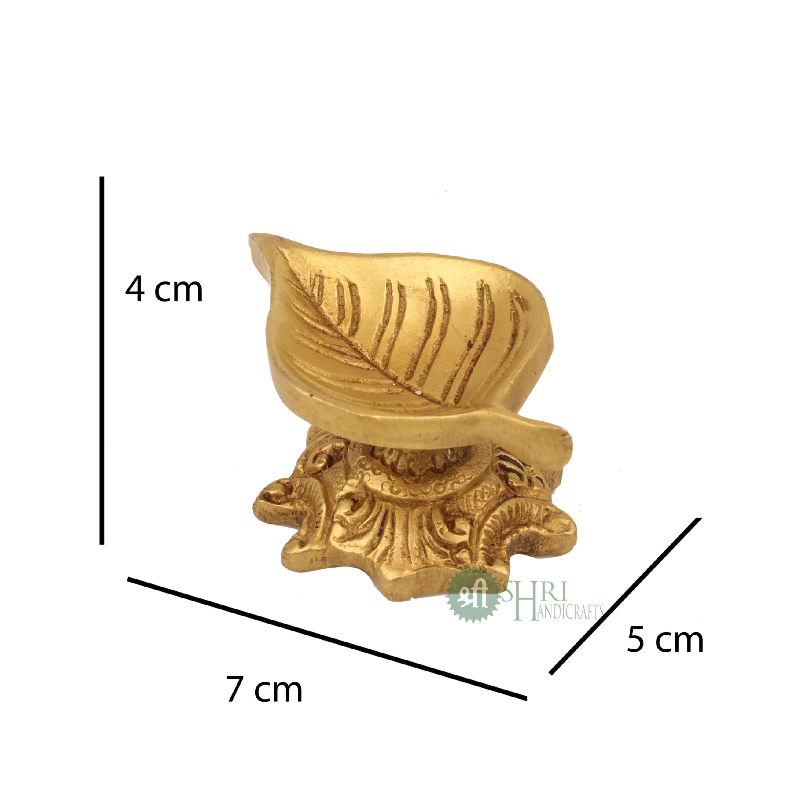 1.5" BRASS LEAF DEEPAK
