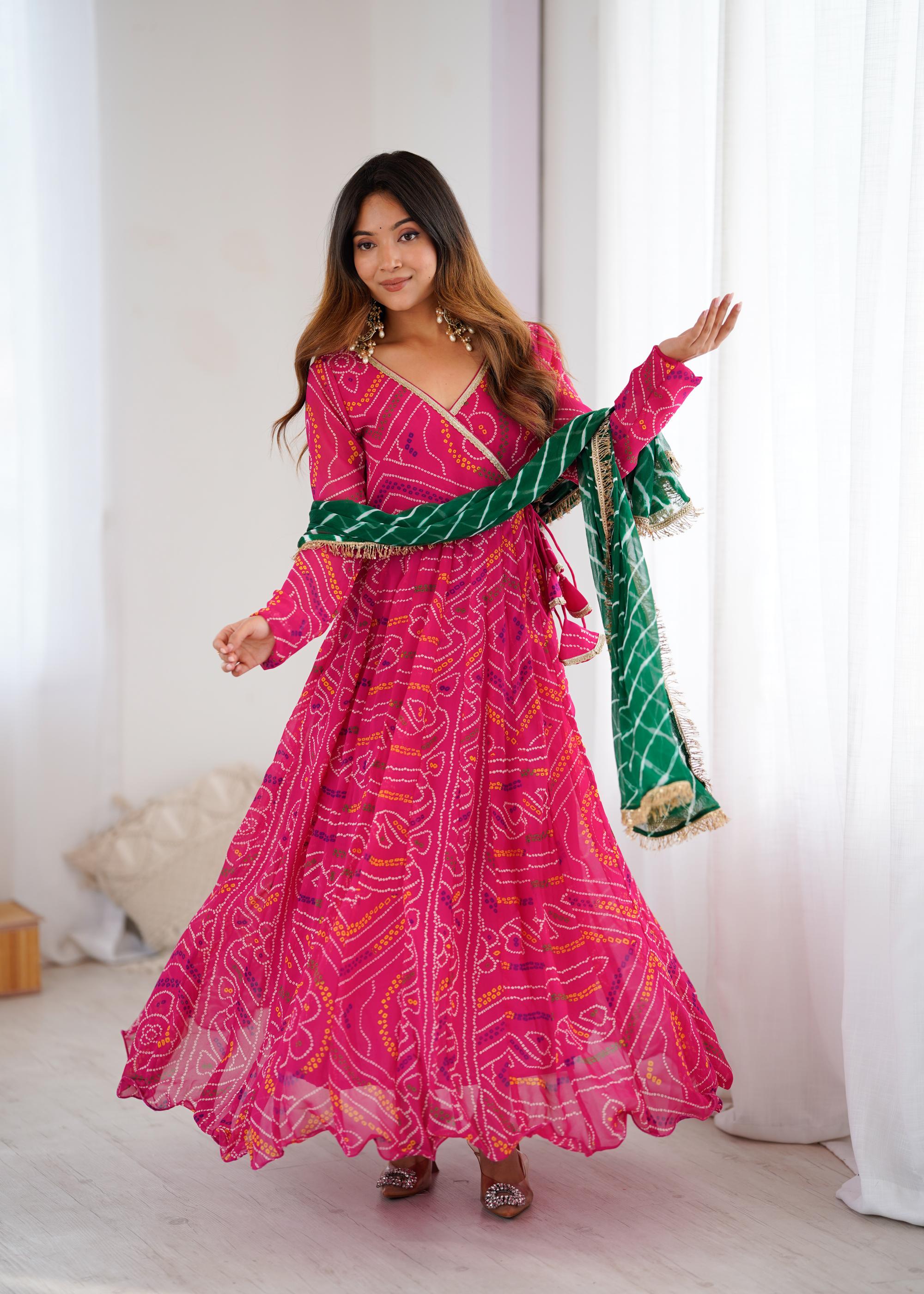 hot pink anarkali dress Bold, bright, and unapologetically beautiful. Our hot pink Anarkali is your statement of style this season., ., ., (anarkalis, anarkalisdress, hot pink anarkalis), #karishmaashita #hotpinkanarkali
