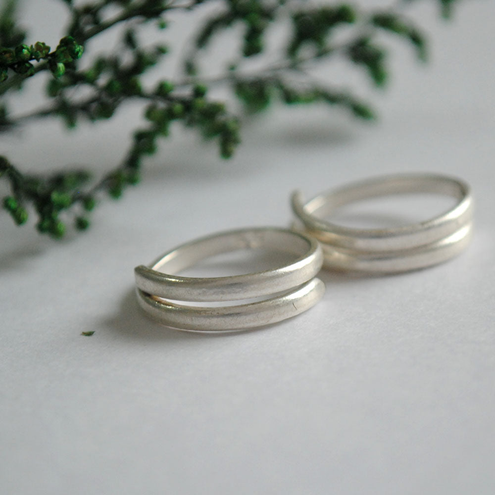 Women's Silver Adjustable Toe Rings