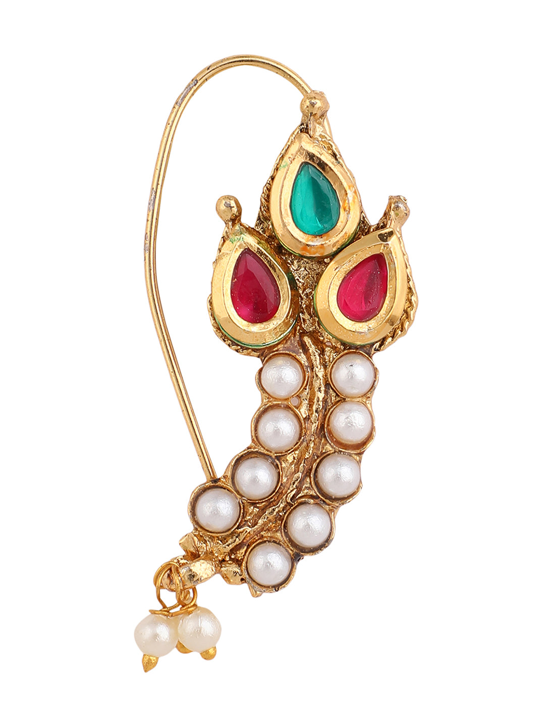 Stylish Nose Pin Marathi Style