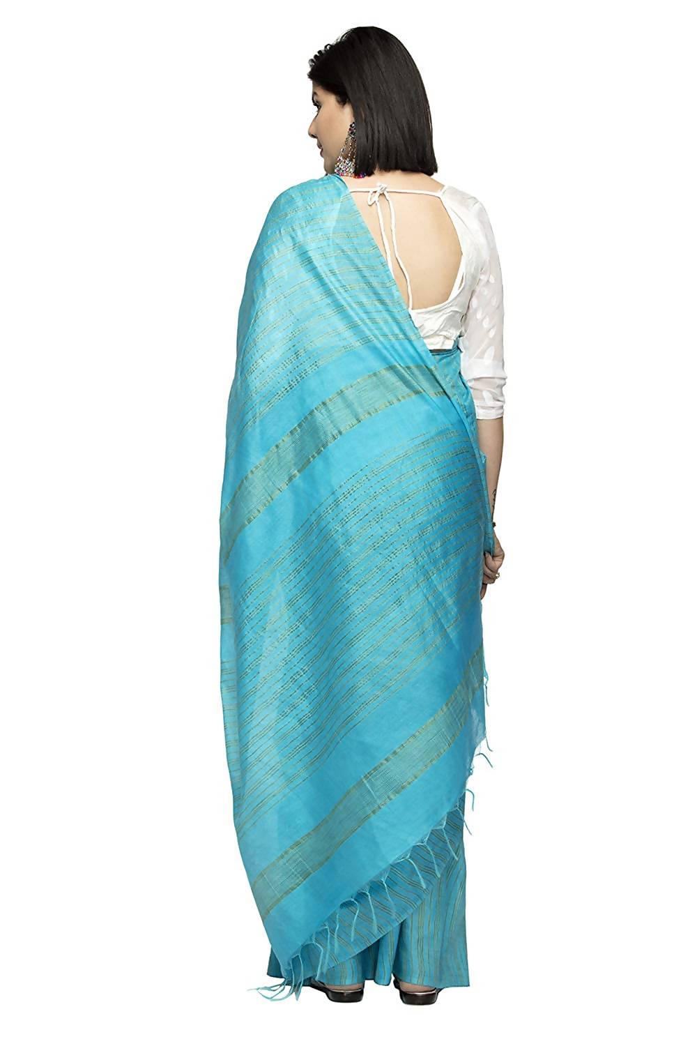 Women's Bhagalpuri Silk Sarees With Blouse Mfsaree_010