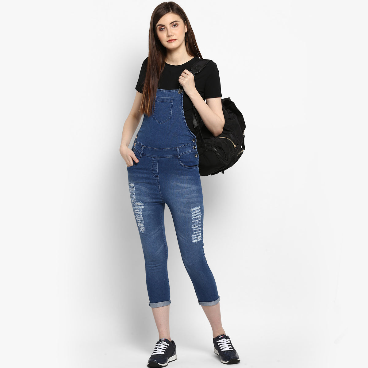 Dungaree capri on sale