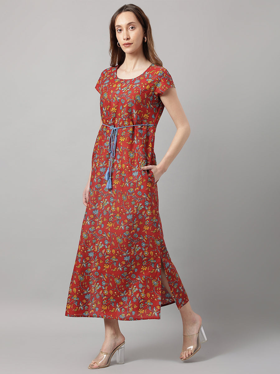 Maroon Dress-Bust 42