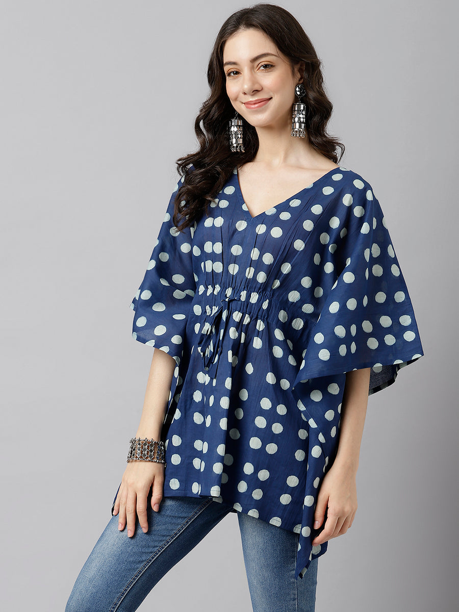Indigo Garden Cotton Top main image 1