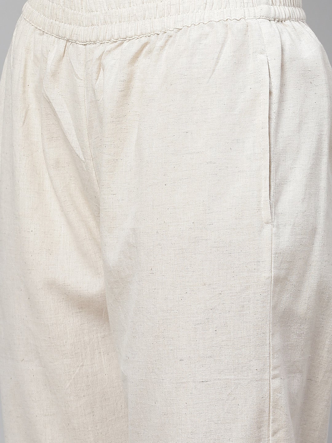 Women's Blue Printed Straight Kurta With Cotton Pant