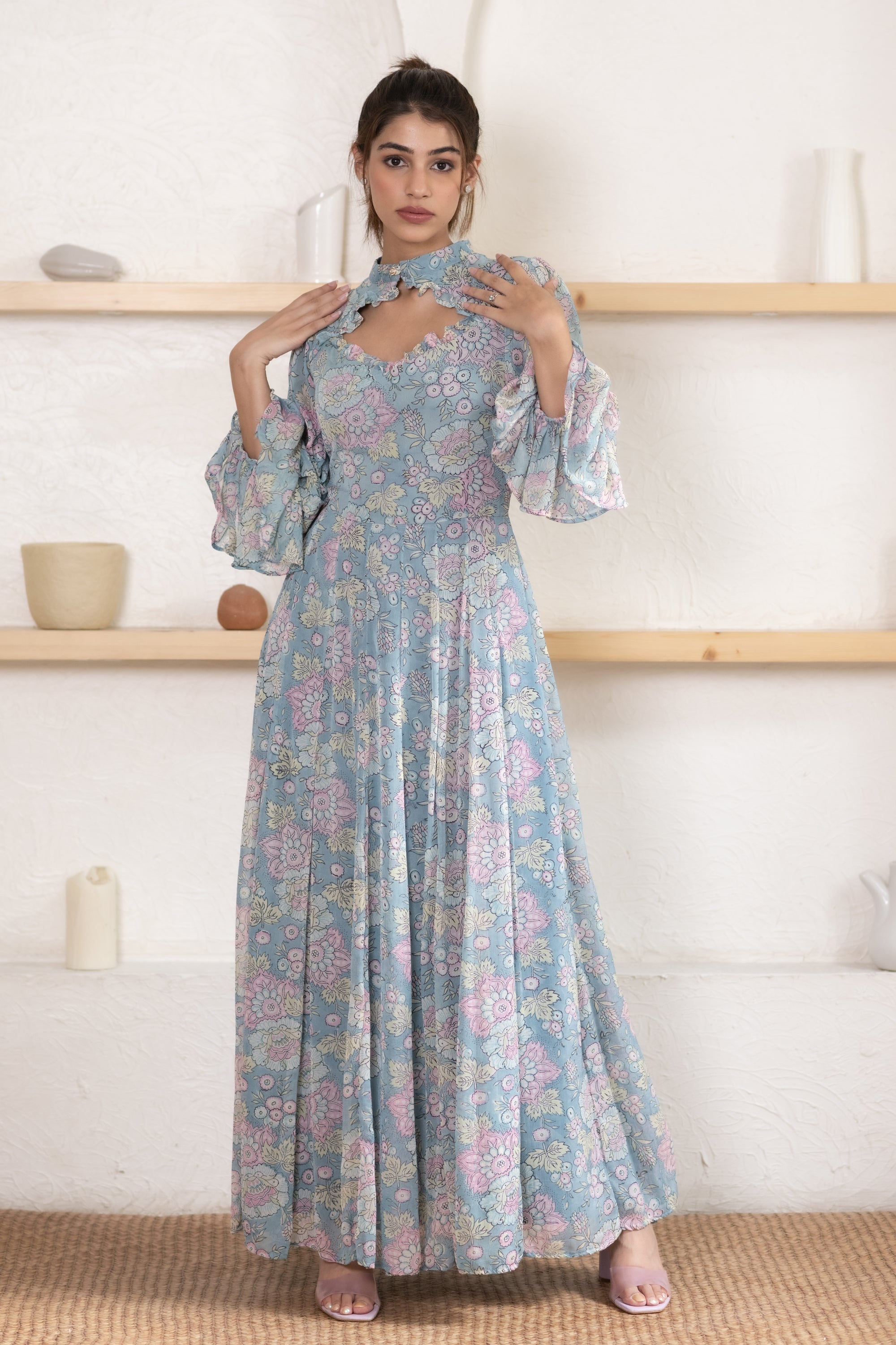 coloured maxi dress Buy Women's Seattle Coloured Maxi Dress - Saras The Label - | Trendia L