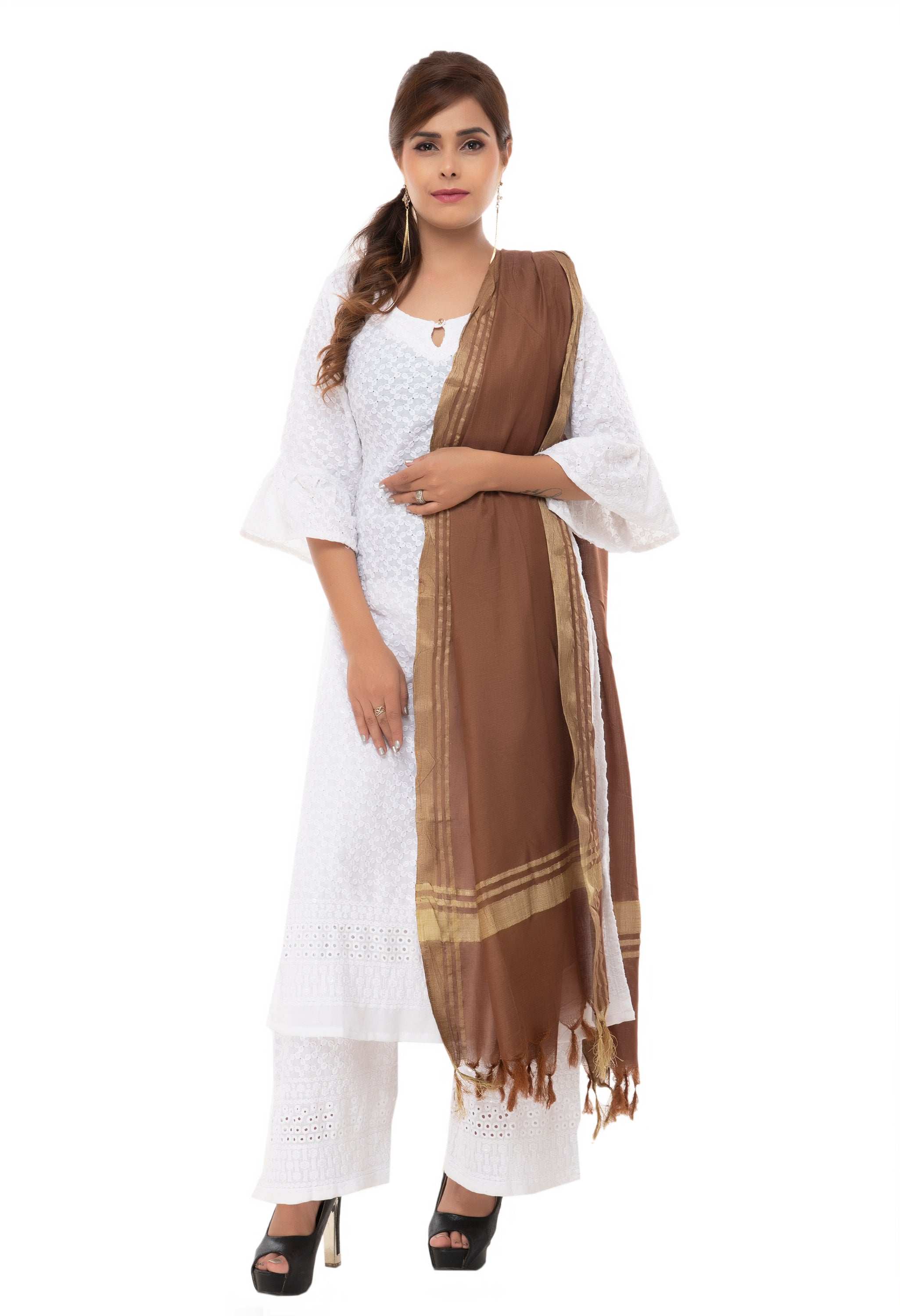 Women's Slub Cotton Dupatta