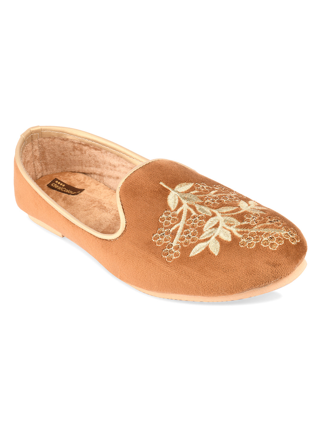 Men's Indian Ethnic Party Wear Brown Footwear