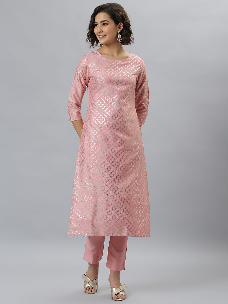 PARI | Fiery Red Abstract Sequin Work Kurta Pant Set | Modern Partywear Co-ord for Women