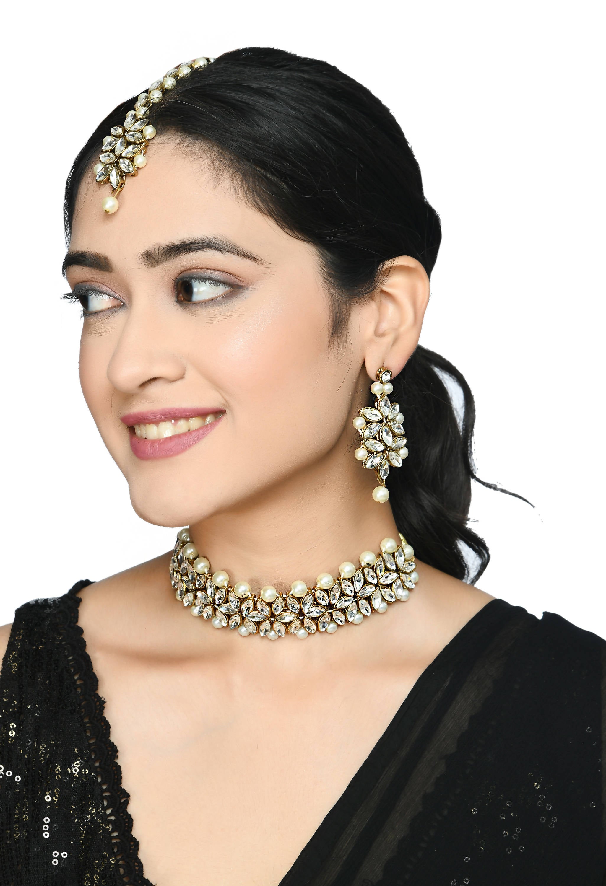 Trendia Latest Design Necklace Set Mangal