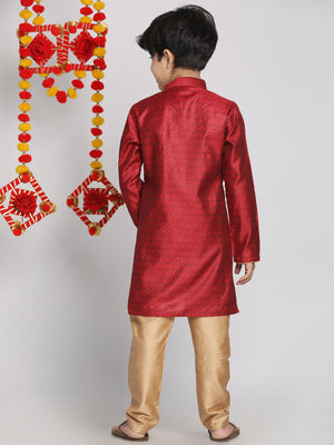 Color_Maroon & Rose Gold