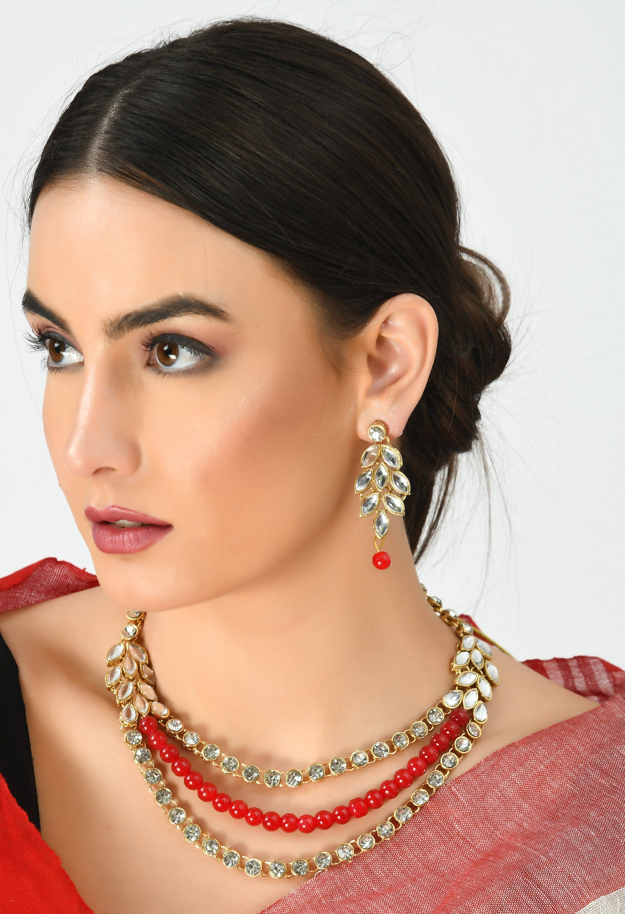 Johar Kamal Latest Design Pearls & Stone work Mangalsutra Nec