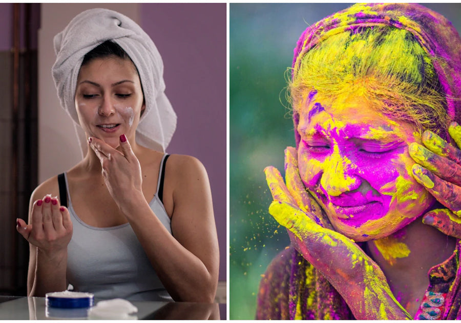 skincare for holi festival