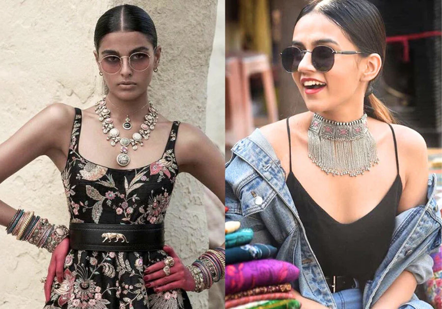 How to Style Indian Jewellery with Western Outfits