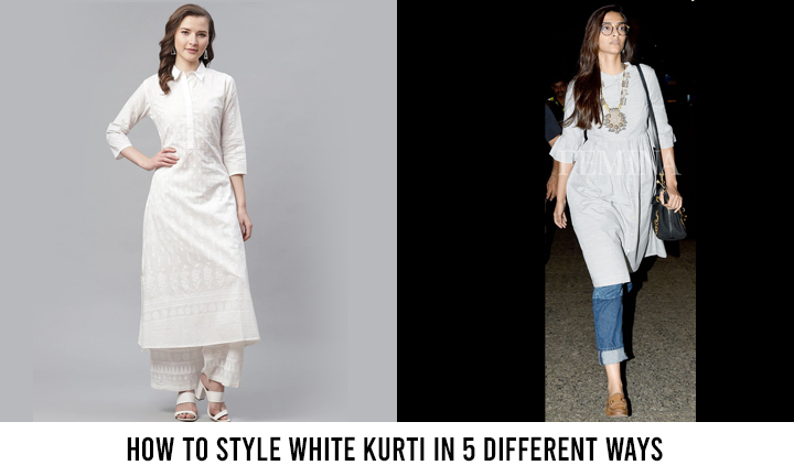 How To Style White Women Kurta in 5 Different Ways