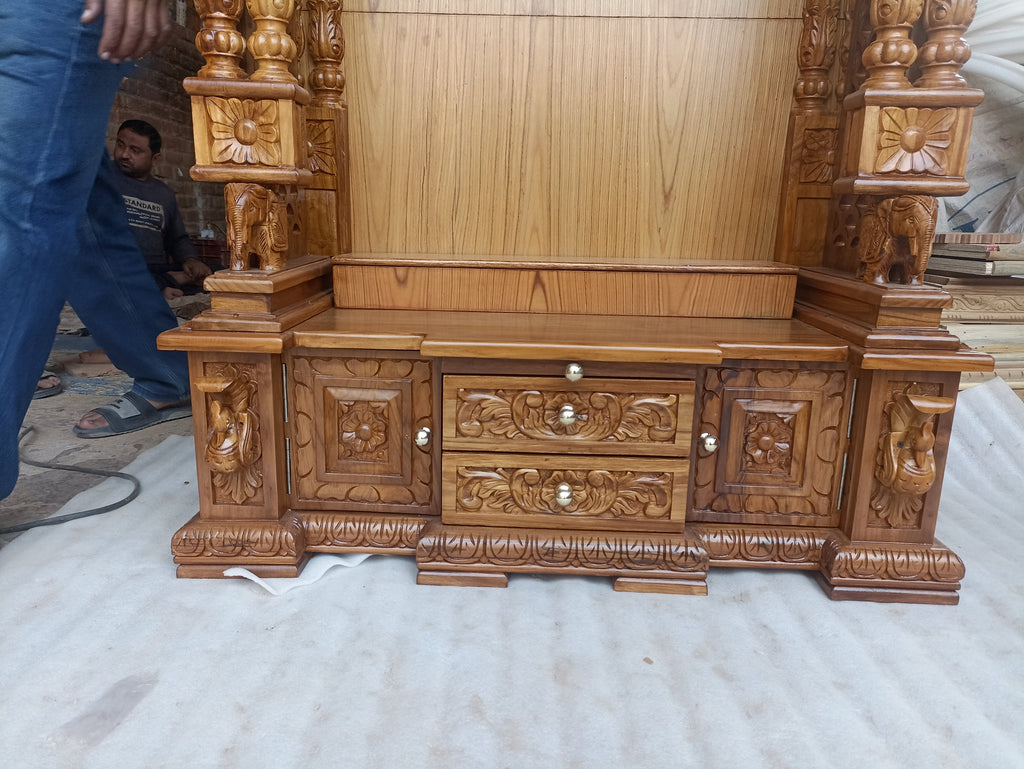 Teak Wooden Temple for Home