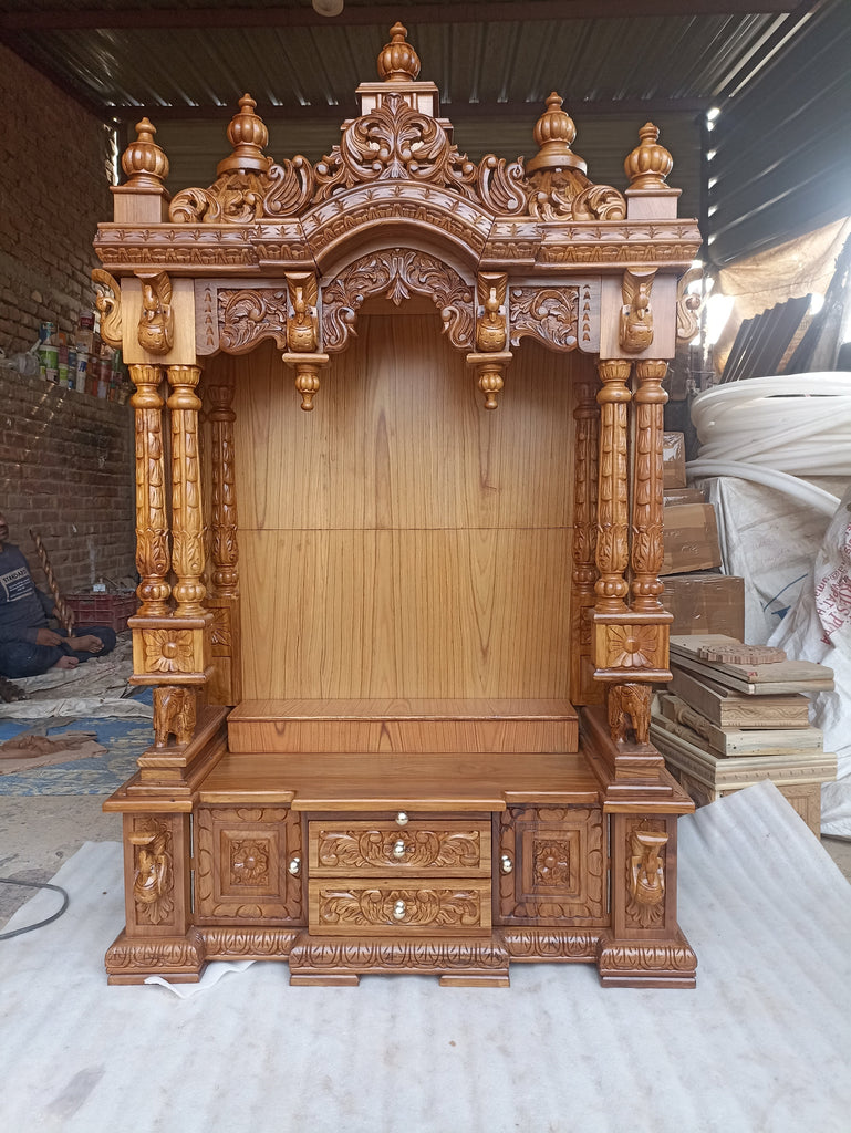 Teak Wooden Temple for Home