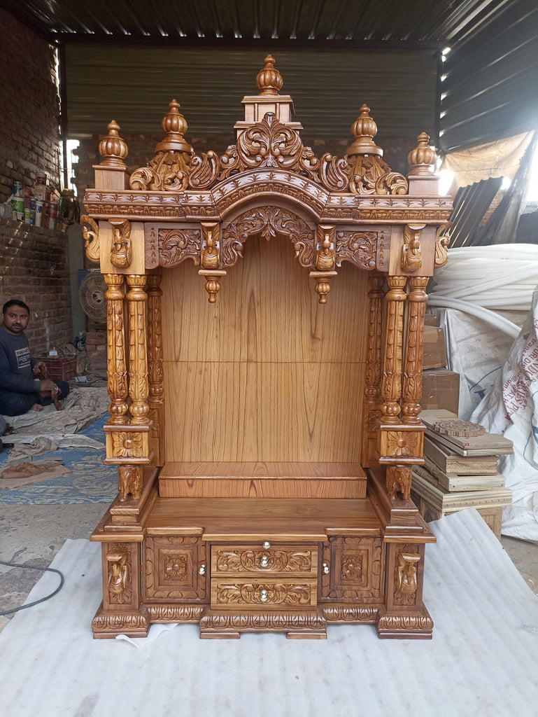 Teak Wooden Temple for Home