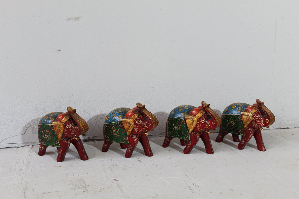 Large Hand-Painted Elephant