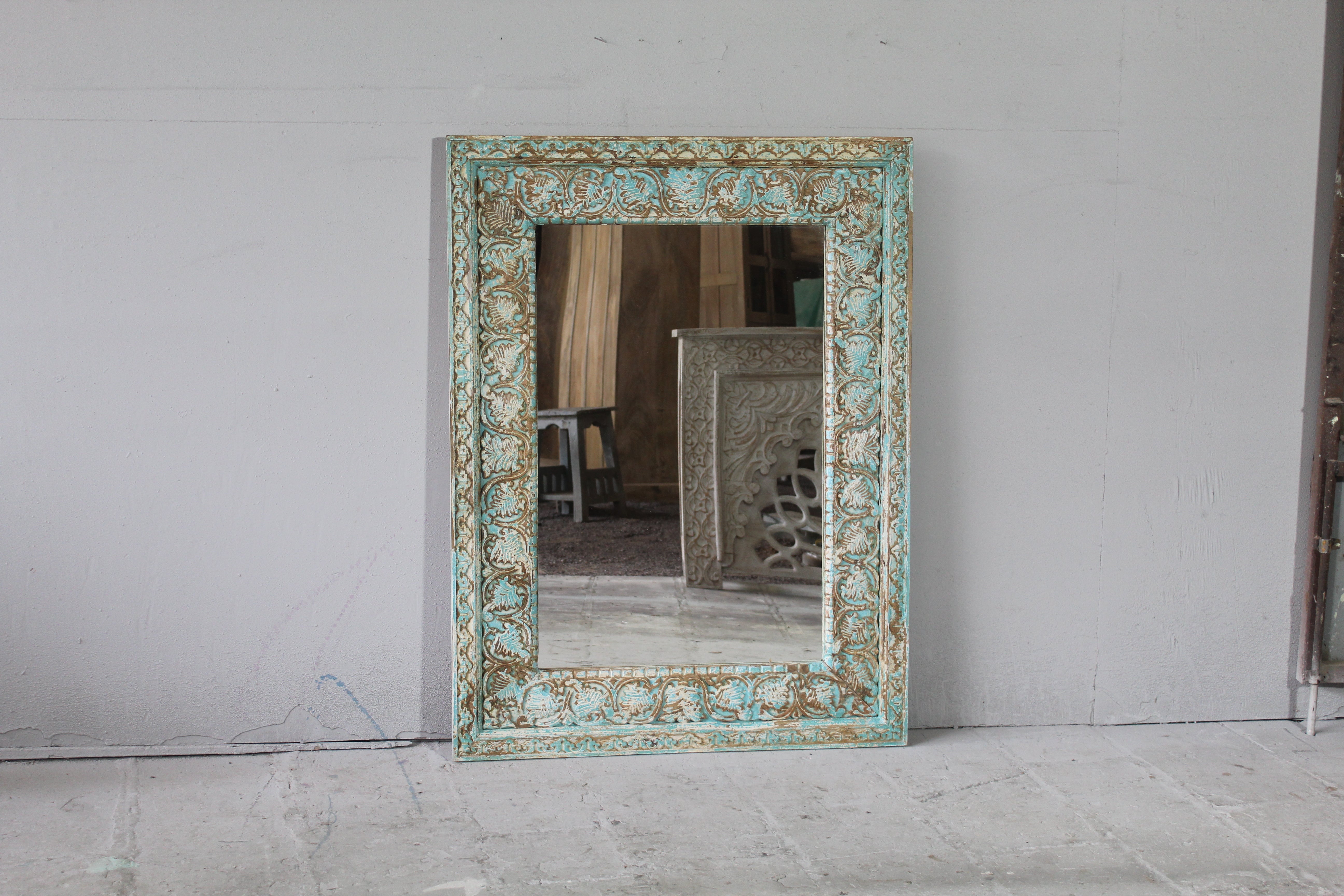 Timeless Mango Wood Mirror Frame