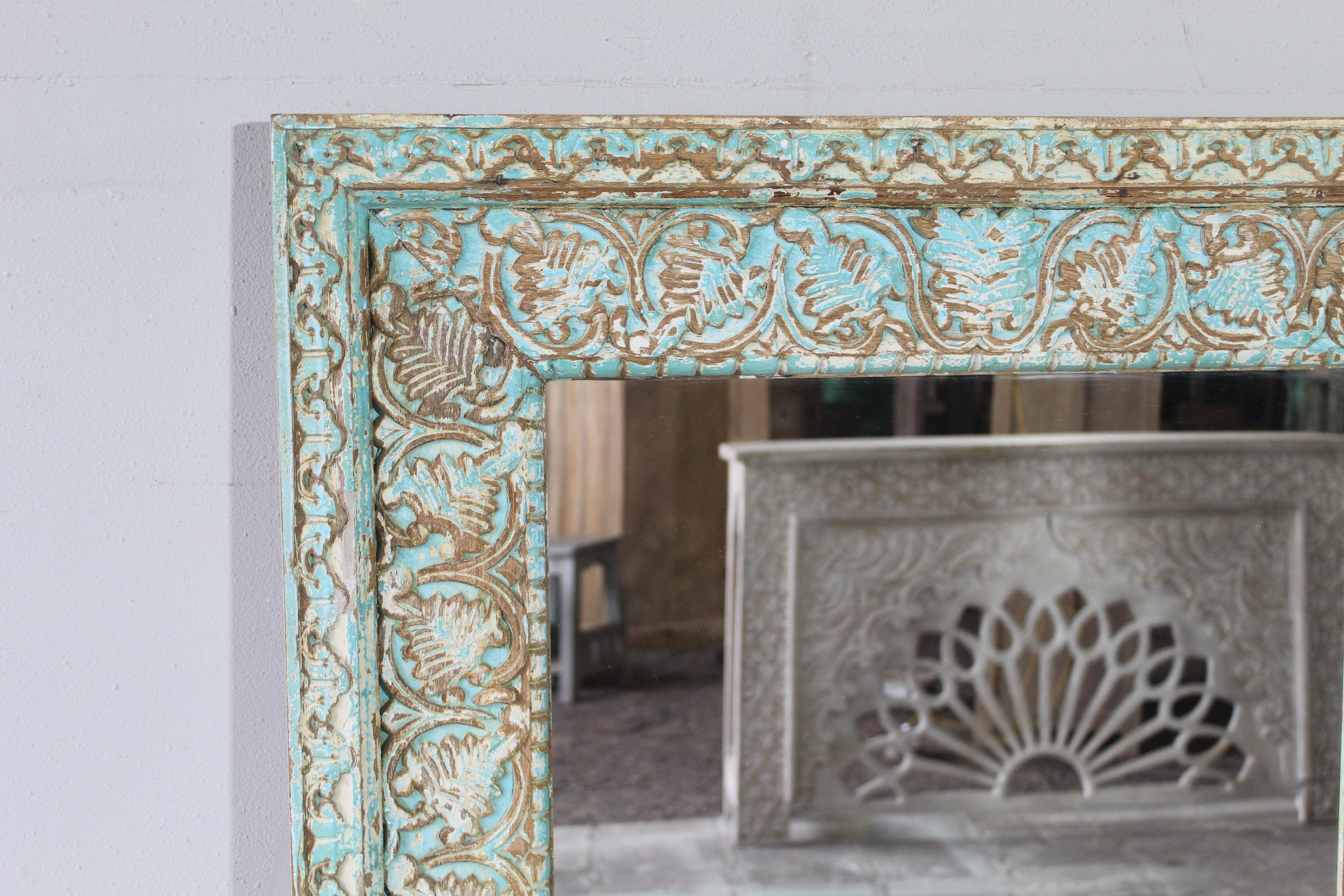 Timeless Mango Wood Mirror Frame