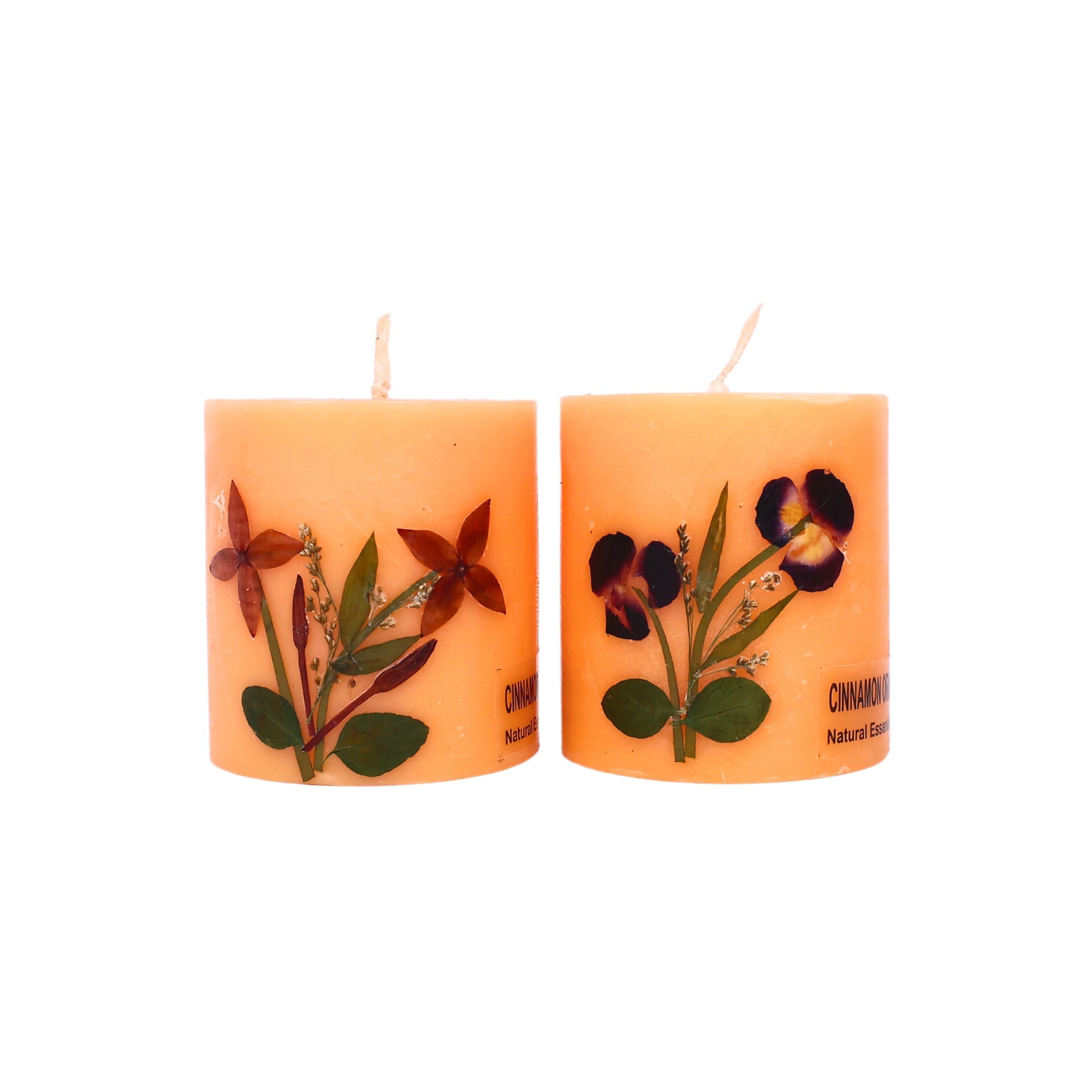 Eco-friendly Soy Wax Scented Pillar Candles-Set of 2 - Natriel