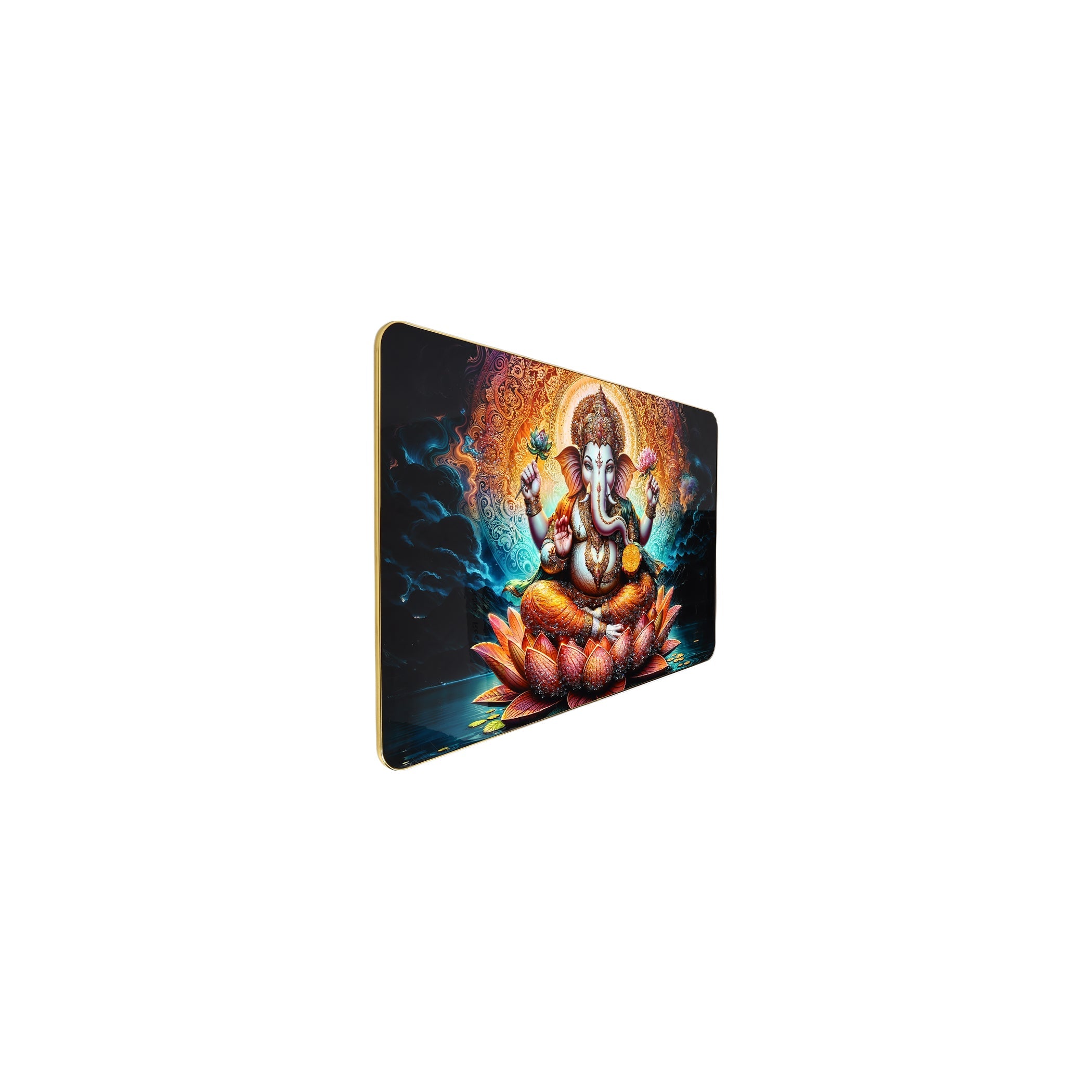 Lord Ganesha Resin Wall Painting - Natriel