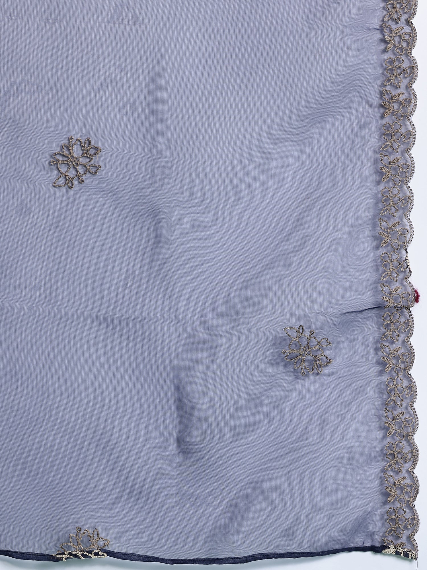 Women's Blue Silk Blend Kurta Set - Taantav