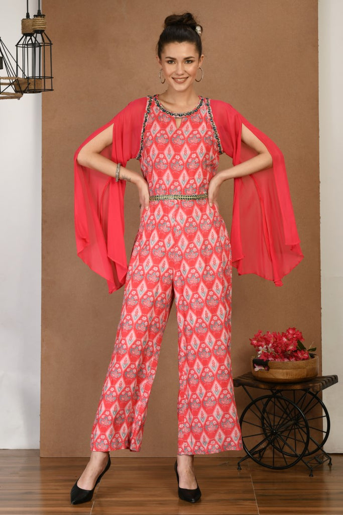 Women's Red Maslin Embroidery Tunic