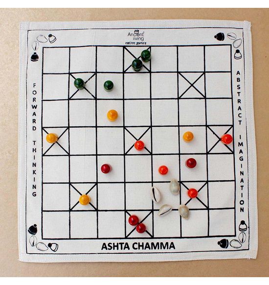 Ashta Chamma / Chowka Bara / Katta Mane / Ludo board game