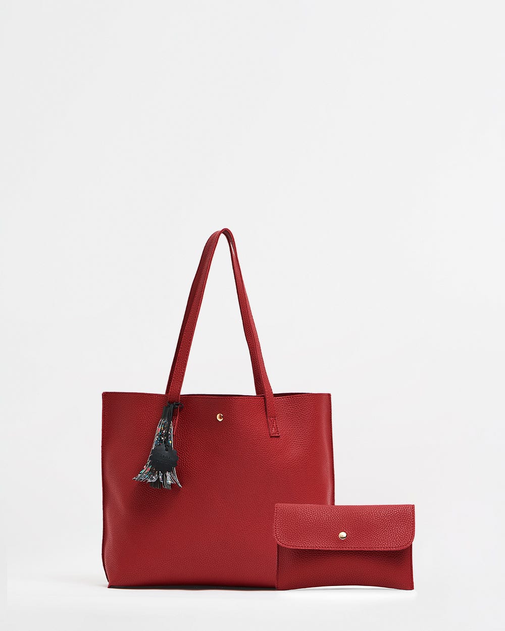 Back To Office Tote -Rosewood Maroon - Chumbak