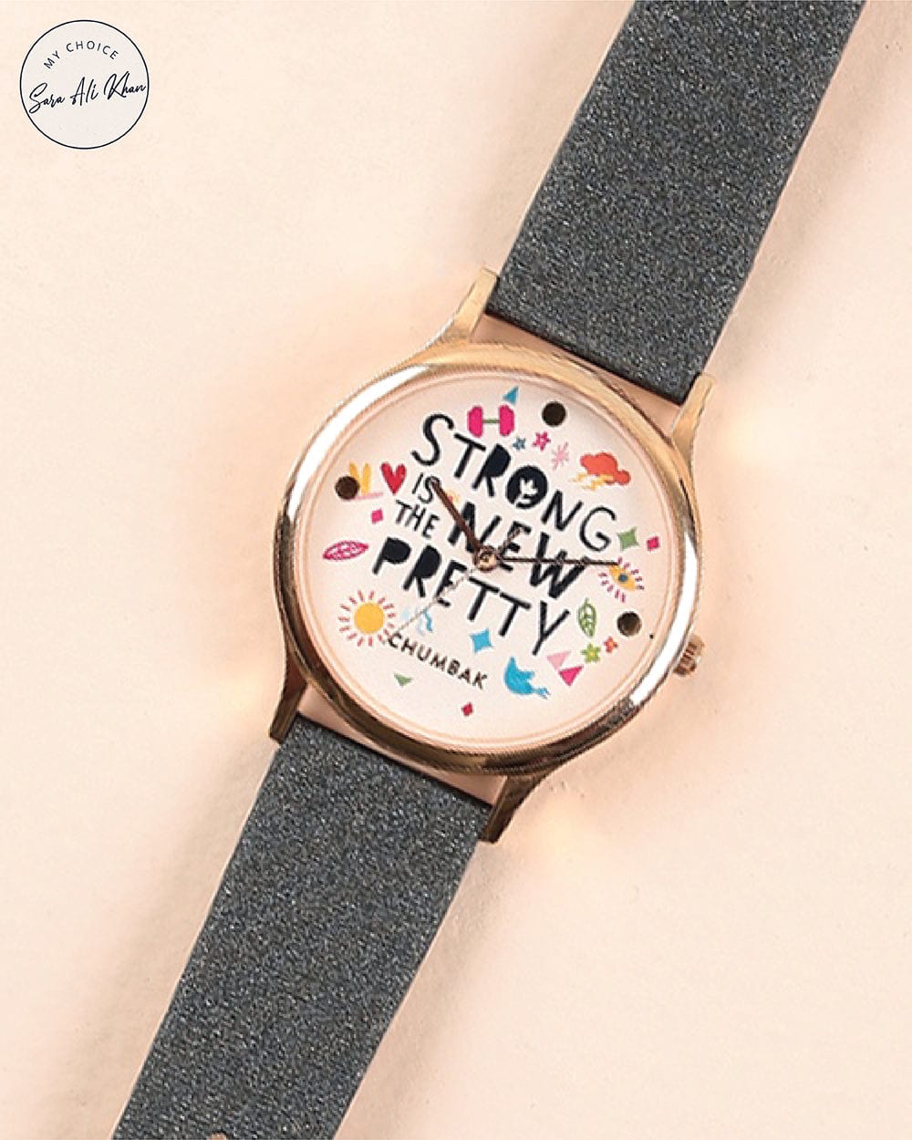 Buy Chumbak Analog Multicolor Dial Black Strap Watch For Women Online at  Best Prices in India - JioMart.