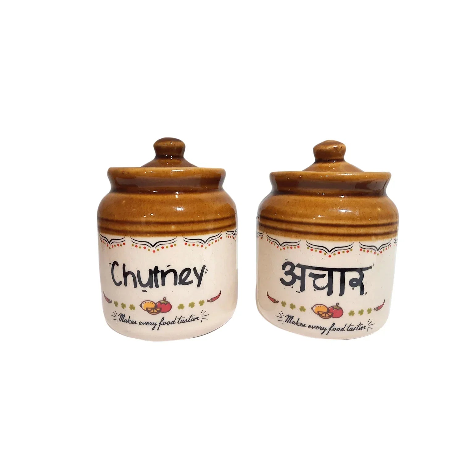 Ceramic Spice Jar Set By Trendia Decor