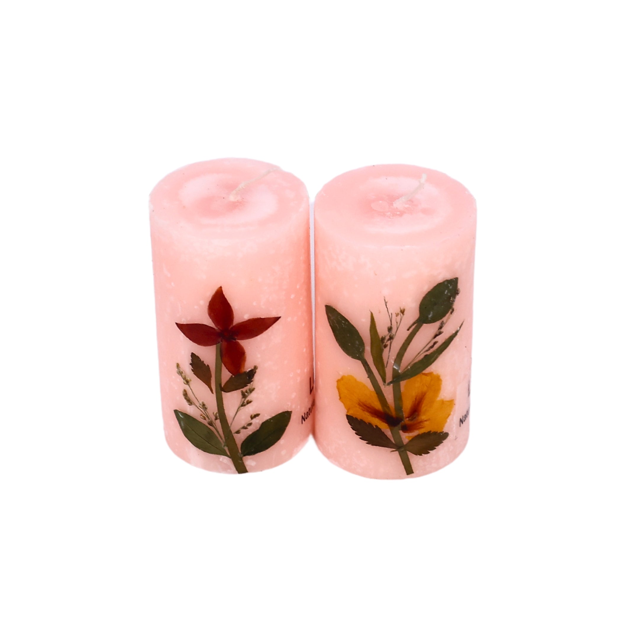 Eco-friendly Soy Wax Scented Pillar Candles-Set of 2 - Natriel