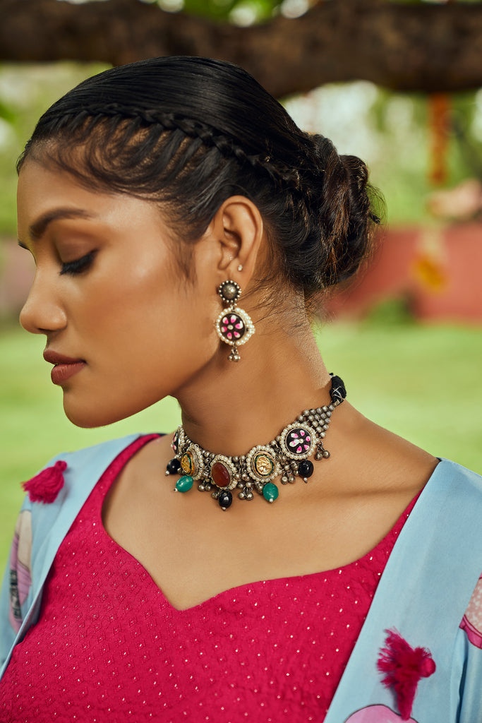 Women's Sky Blue Maslin Cotton Digital Printed Lehenga Set