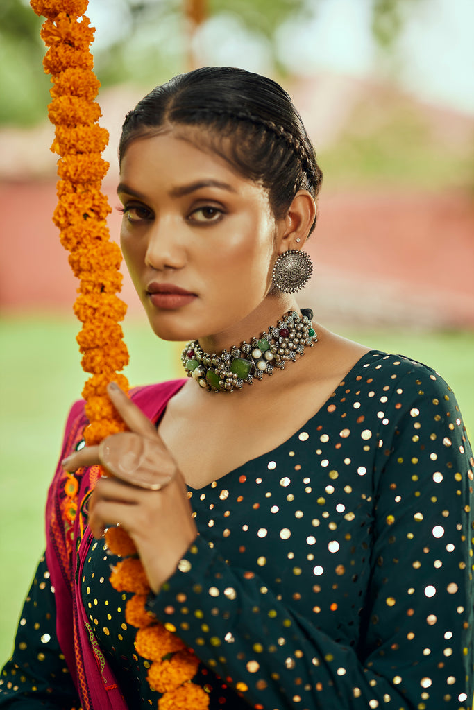 Women's Yellow Maslin Cotton Digital Printed Lehenga Set