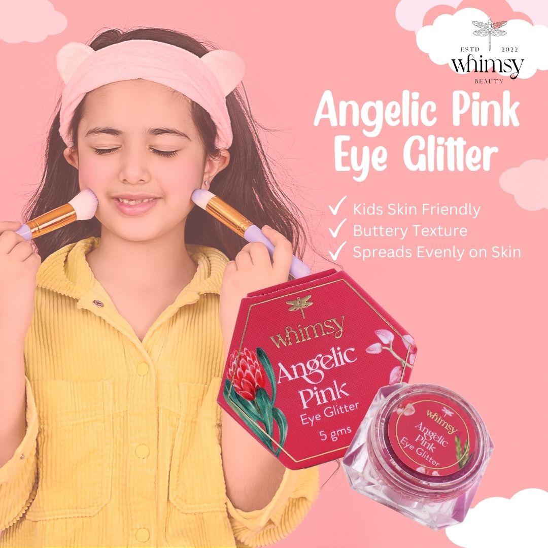 Women's Angelic Pink Eye Glitter - Whimsy