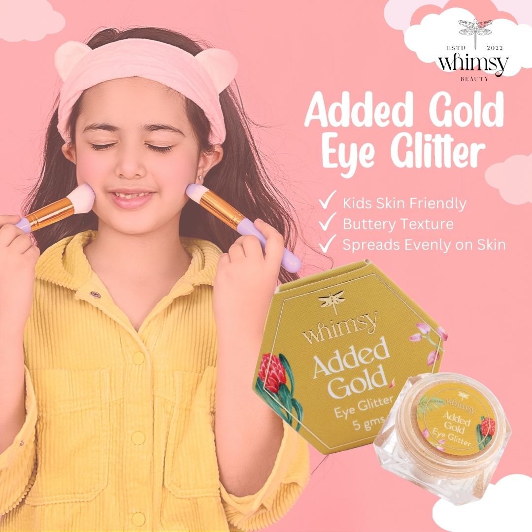 Women's Added Gold Eye Glitter - Whimsy