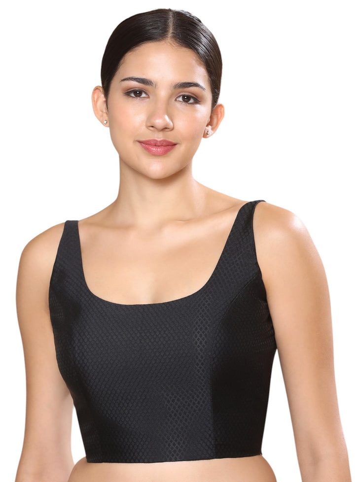 women's Black Brocade Brocade blouses