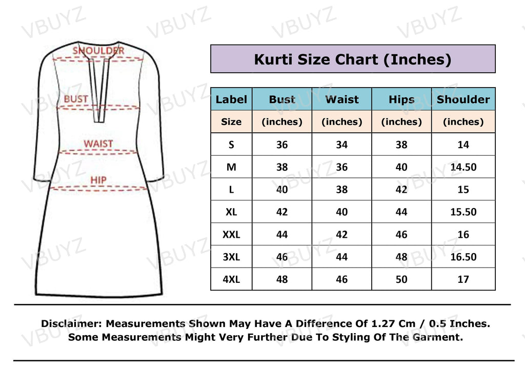 Women's Blue Color Rayon A-Line Kurta Only