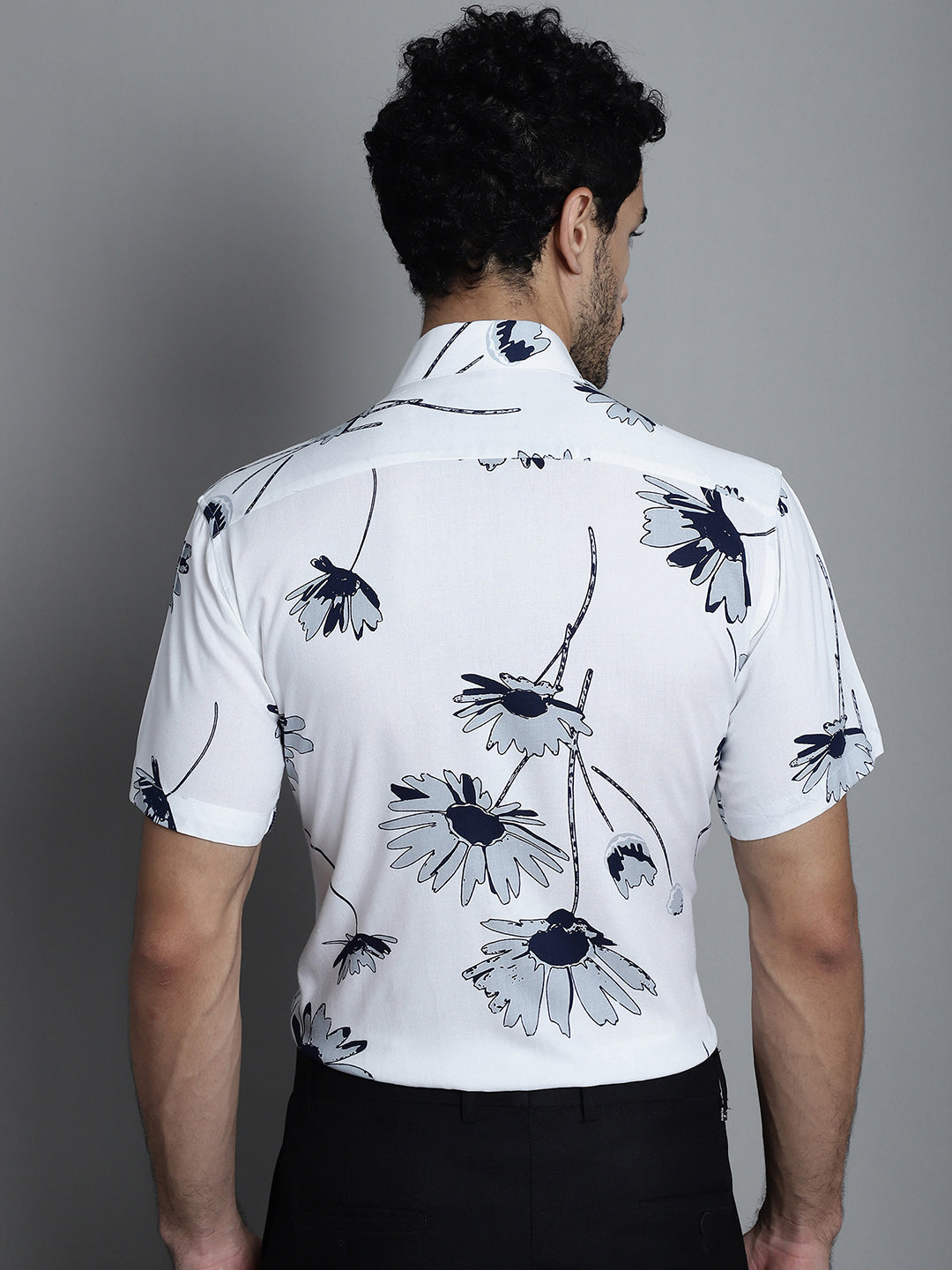 Men's Floral Printed Formal Shirts - Taantav